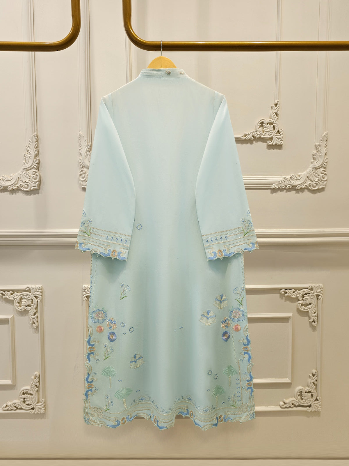 2 Piece - Embroidered Cambric Suit S114160