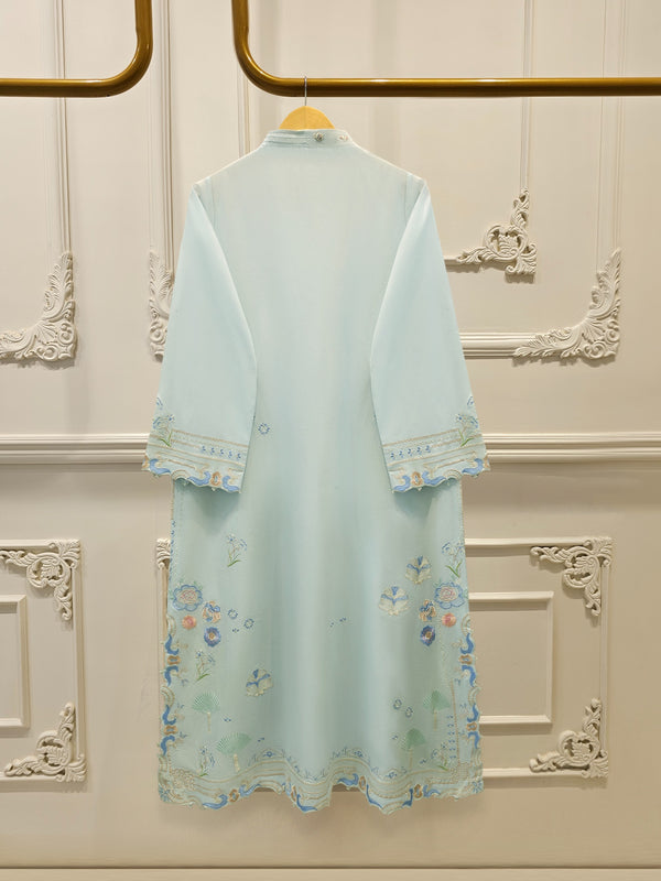 2 Piece - Embroidered Cambric Suit S114160