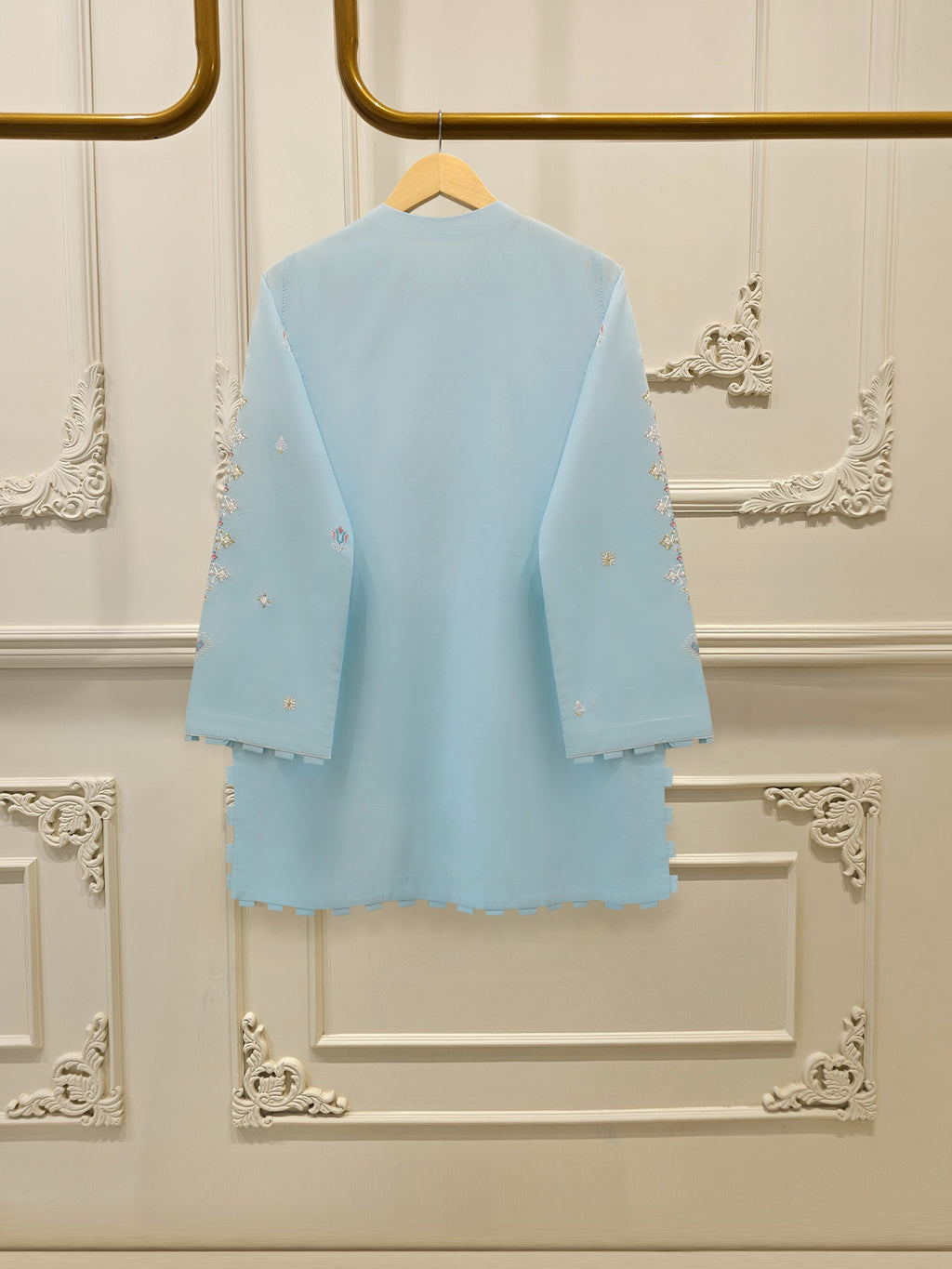 2 Piece - Embroidered Cambric Suit WS00302