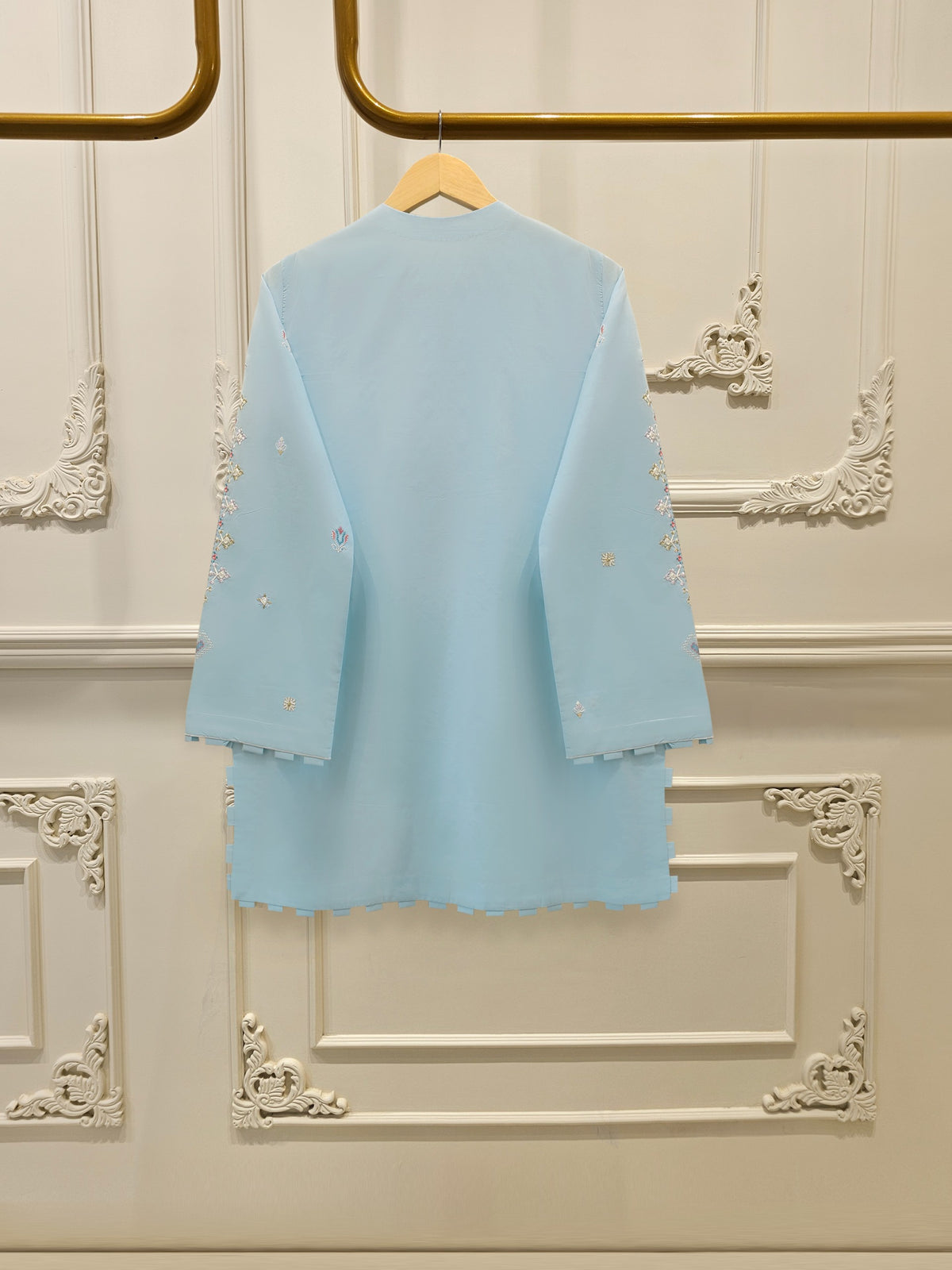 2 Piece - Embroidered Cambric Suit WS00302