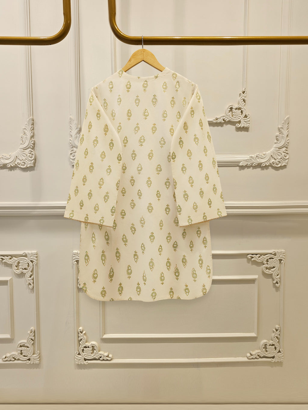 3 Piece - Hand Block Printed Kora Cotton Suit  S114195
