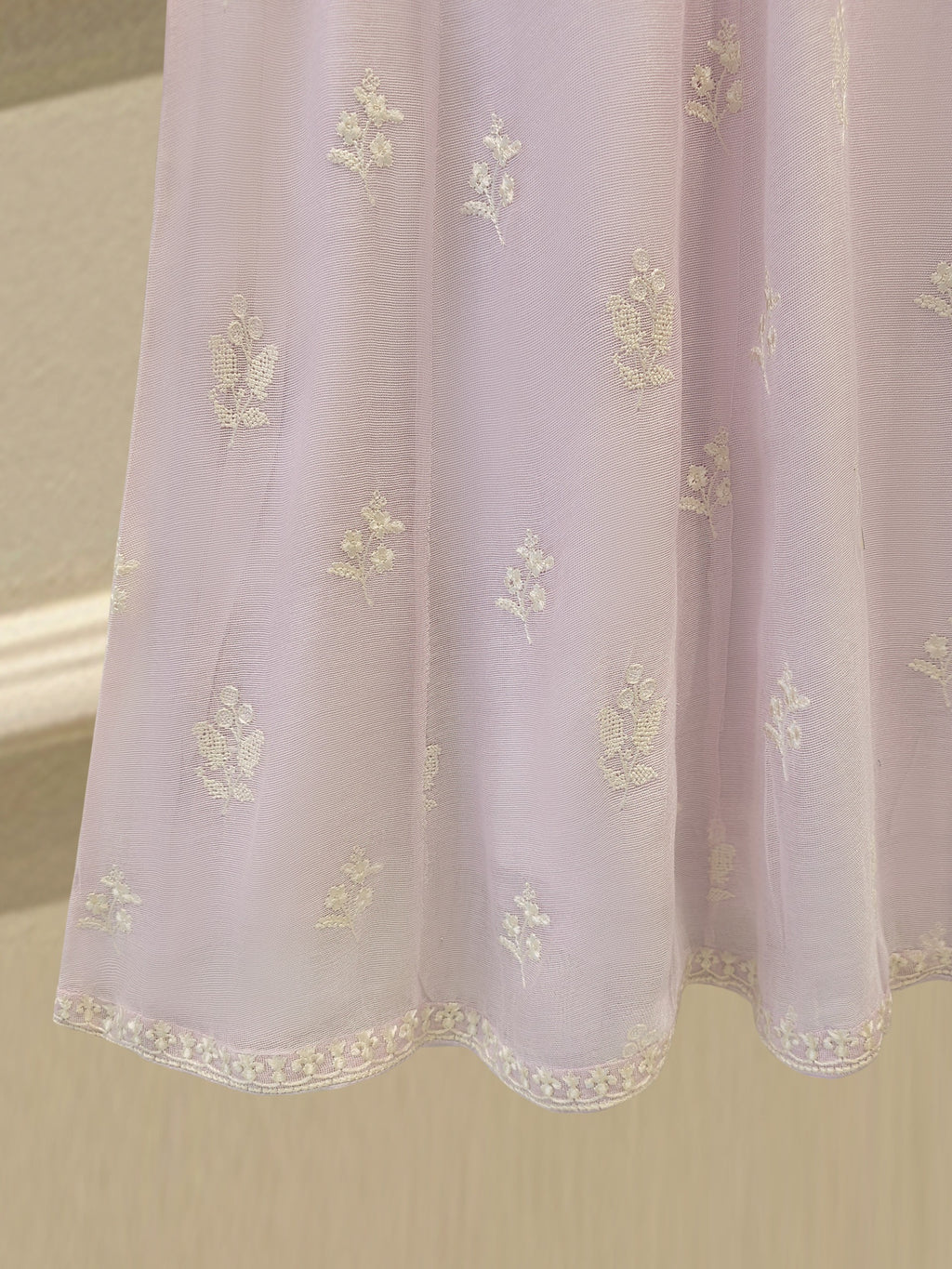 3 Piece - Pure Embroidered Cotton Net Suit S114216