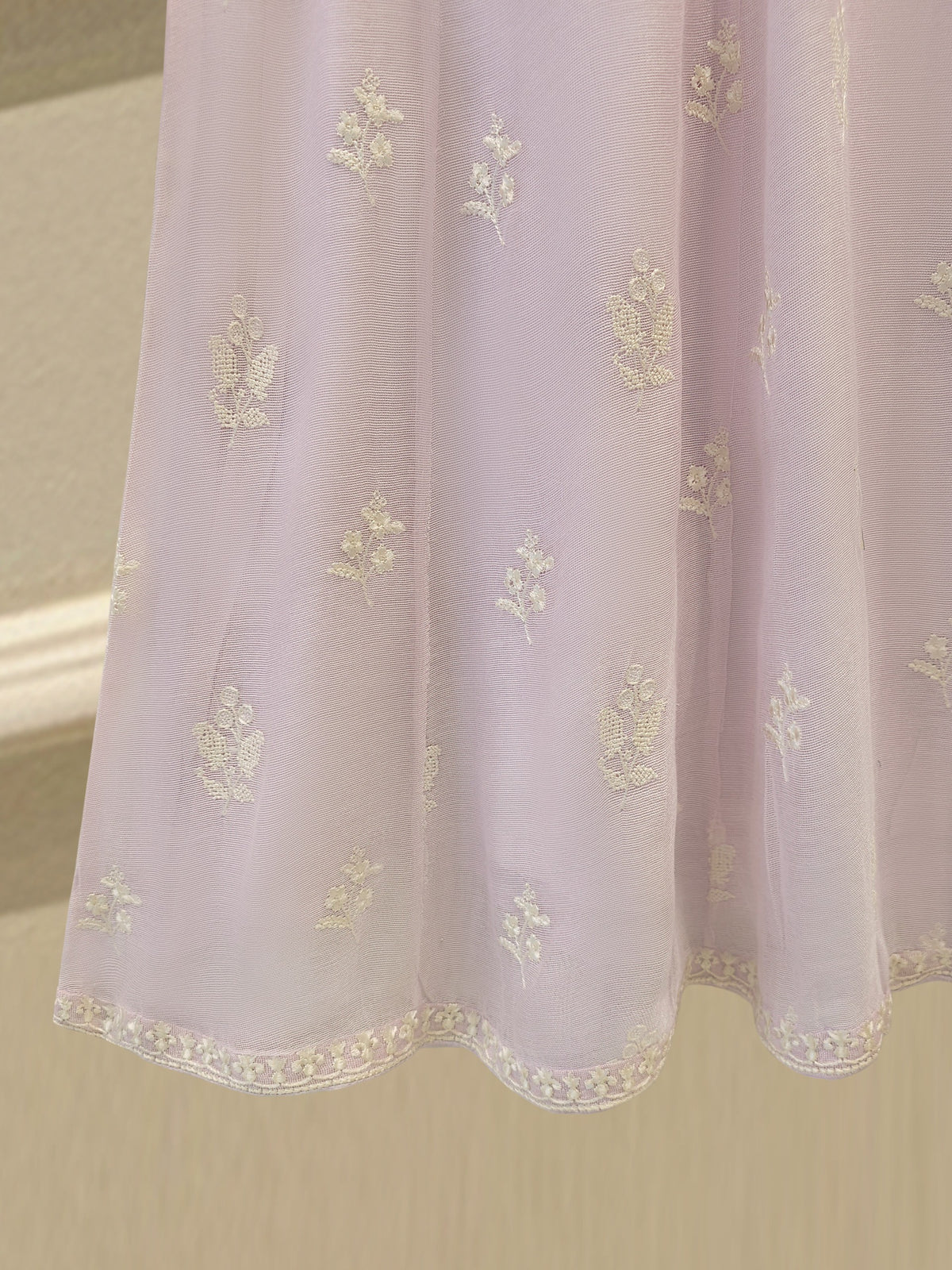 3 Piece - Pure Embroidered Cotton Net Suit S114216