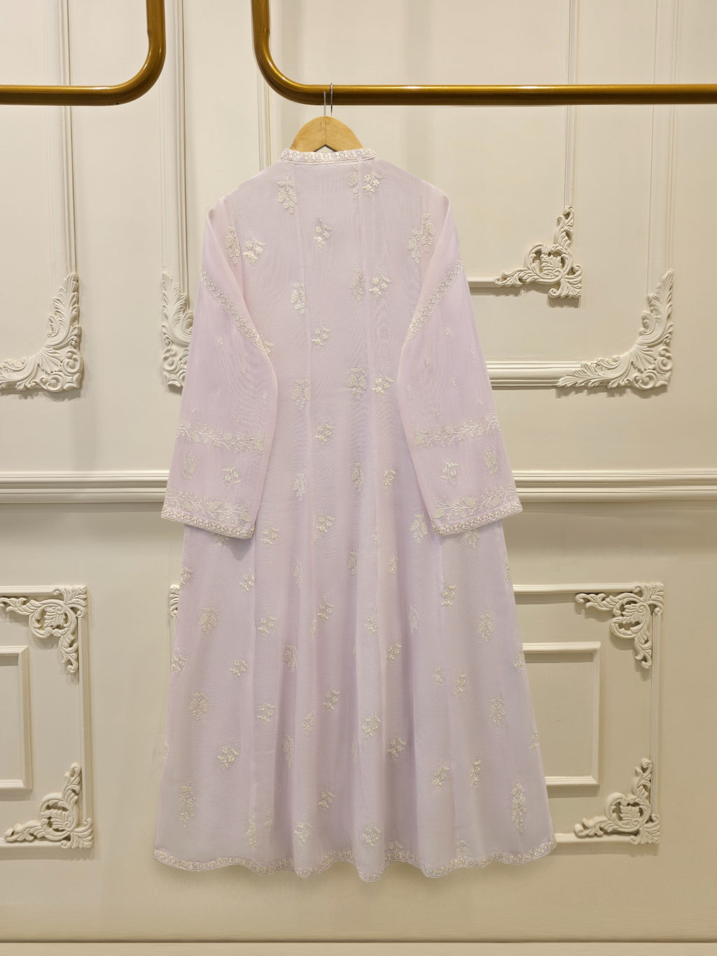 3 Piece - Pure Embroidered Cotton Net Suit S114216
