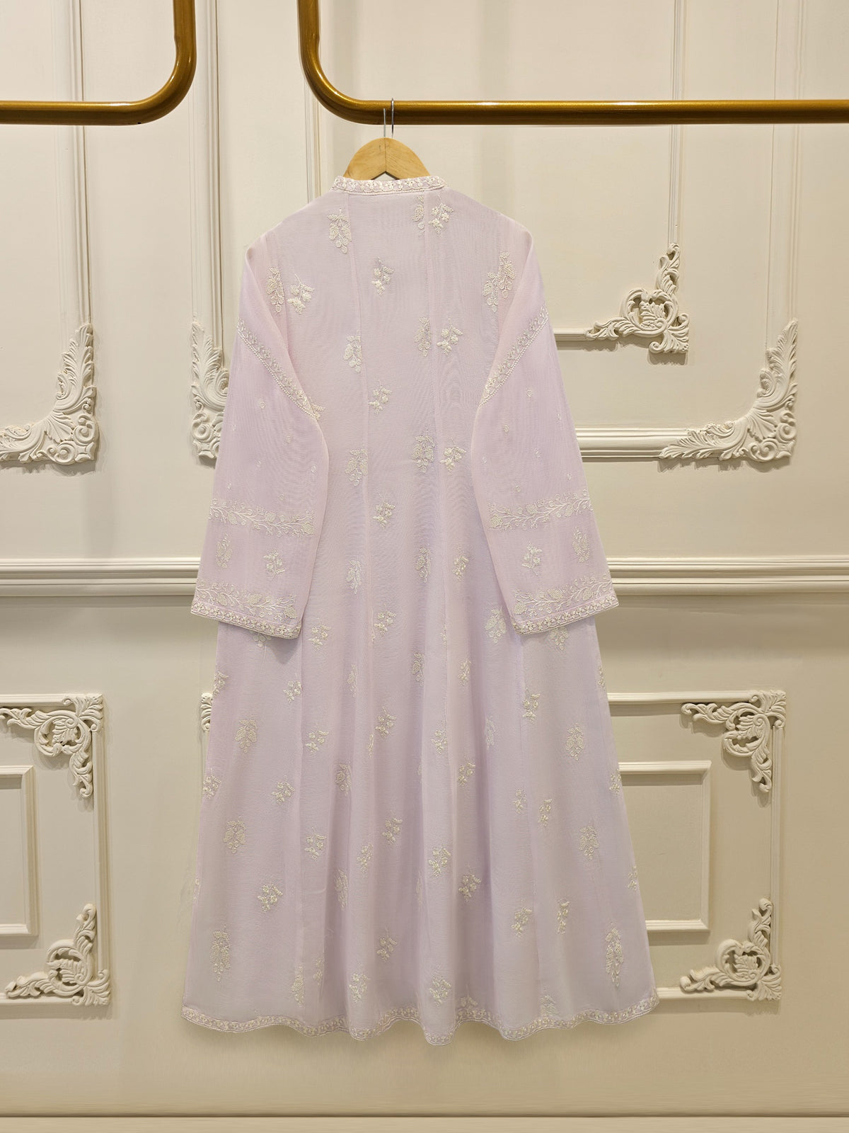 3 Piece - Pure Embroidered Cotton Net Suit S114216