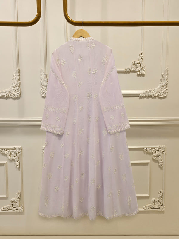 3 Piece - Pure Embroidered Cotton Net Suit S114216