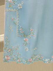 2 Piece- Pure Sheesha Silk Embroidered Suit S114237
