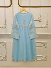 2 Piece- Pure Sheesha Silk Embroidered Suit S114237