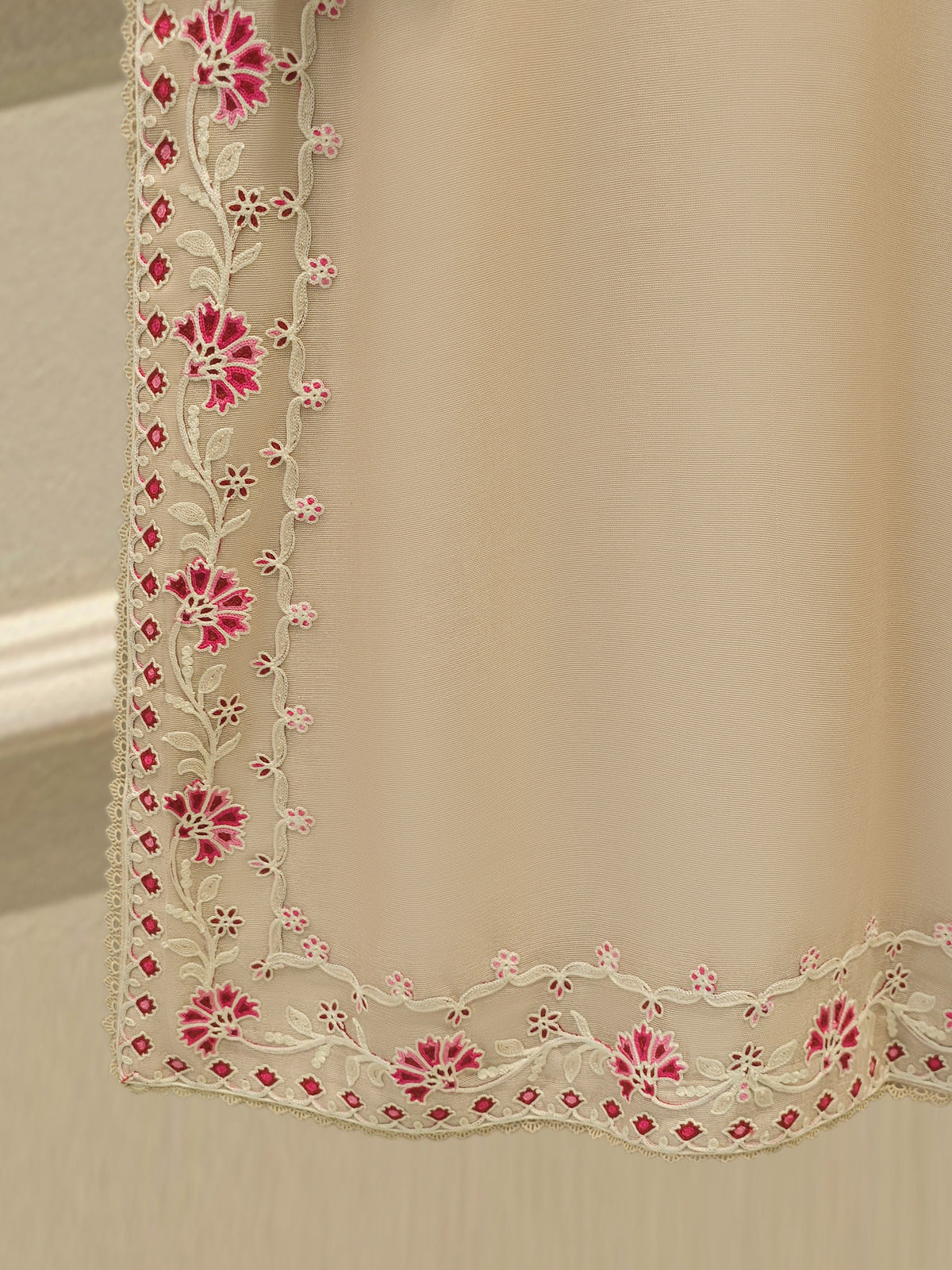 3 Piece - Pure Embroidered Cotton Net Suit S114246