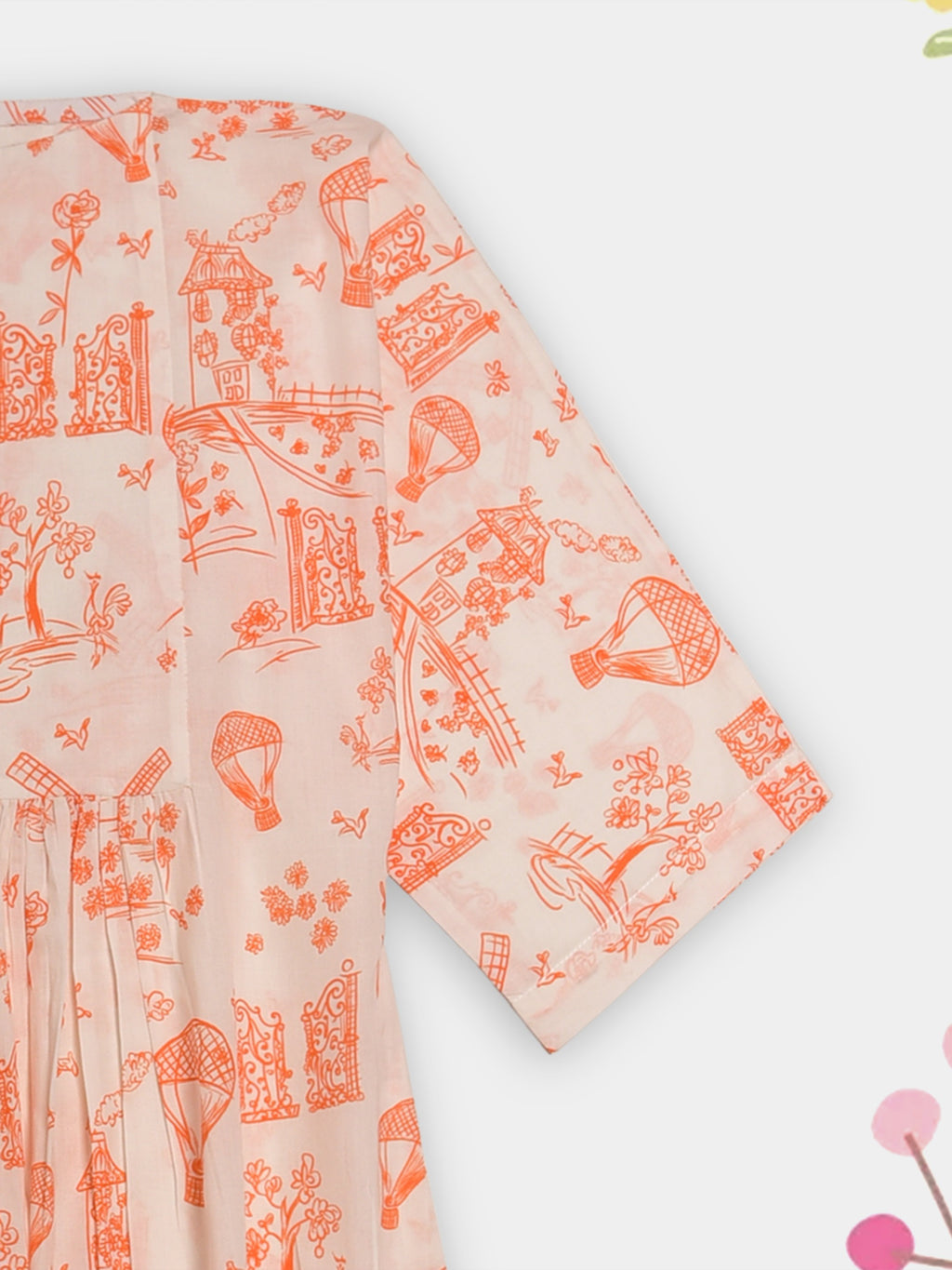 (Kids) Printed Cambric Shirt KD-0038