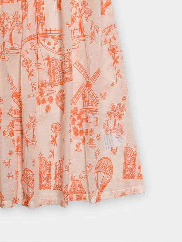 (Kids) Printed Cambric Shirt KD-0038