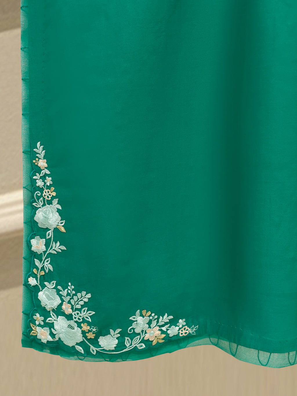 2 Piece- Pure Khaddi Silk Embroidered Suit S114271