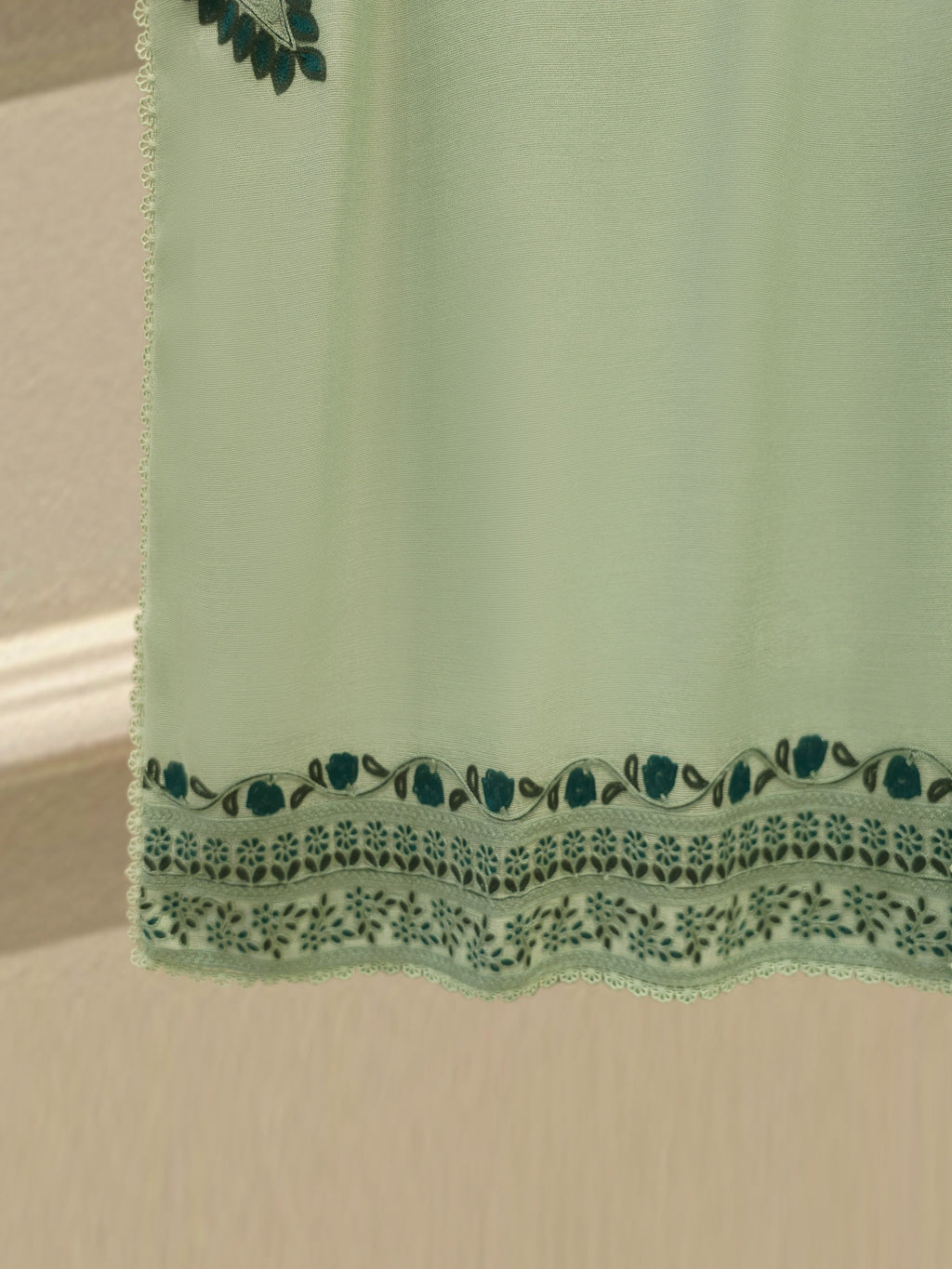 3 Piece - Pure Embroidered Cotton Net Suit S114302