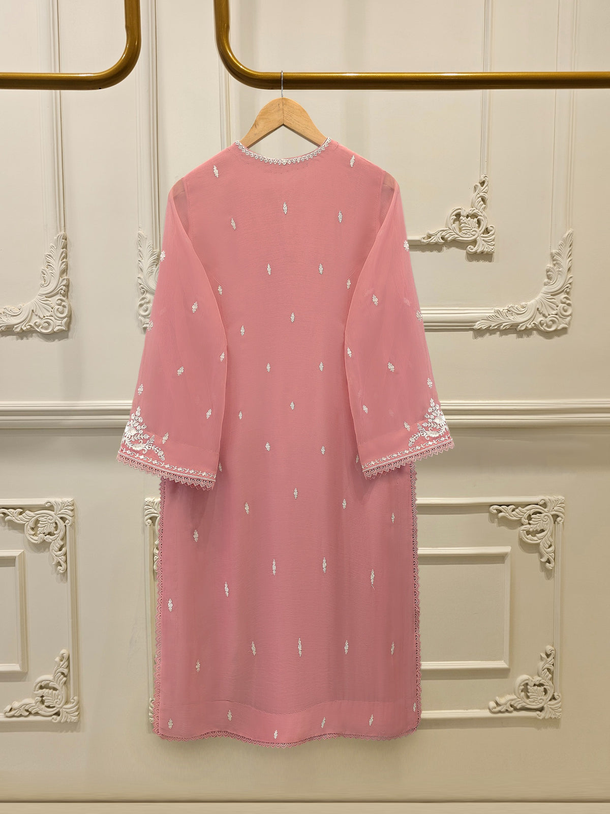 3 Piece - Pure Embroidered Chiffon Suit S114253
