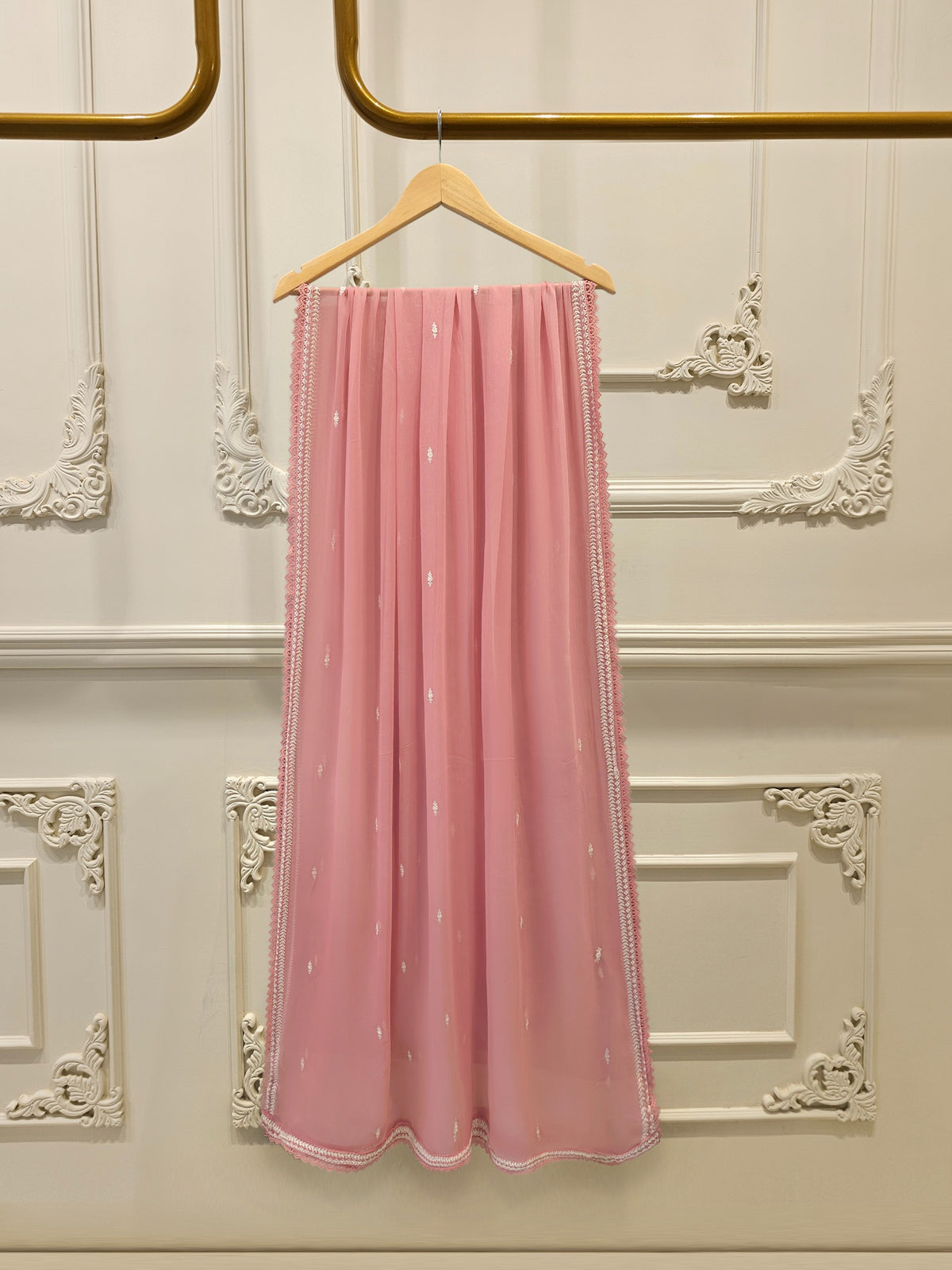 3 Piece - Pure Embroidered Chiffon Suit S114253
