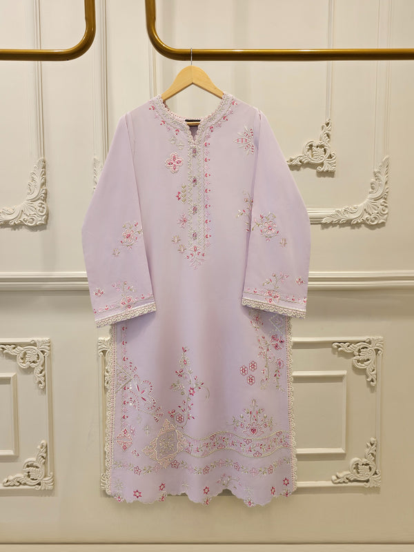 2 Piece - Embroidered Cambric Suit S114309