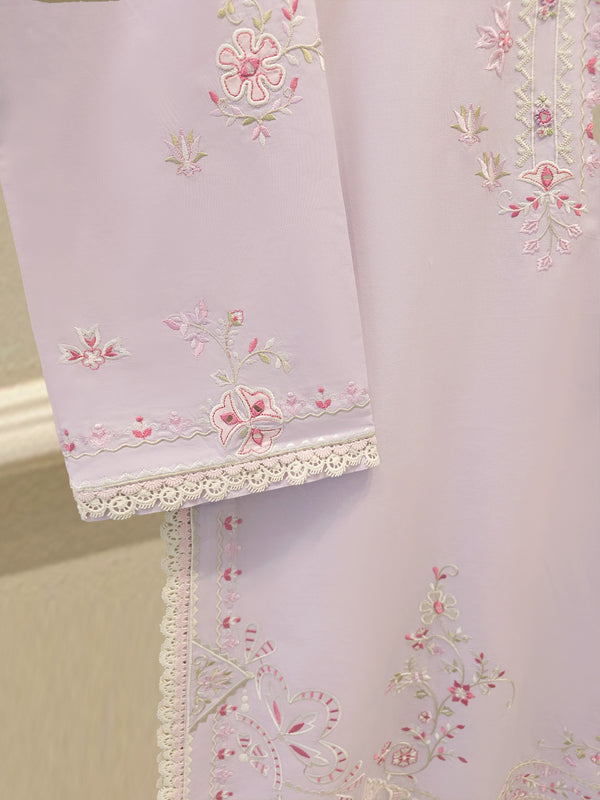 2 Piece - Embroidered Cambric Suit S114309