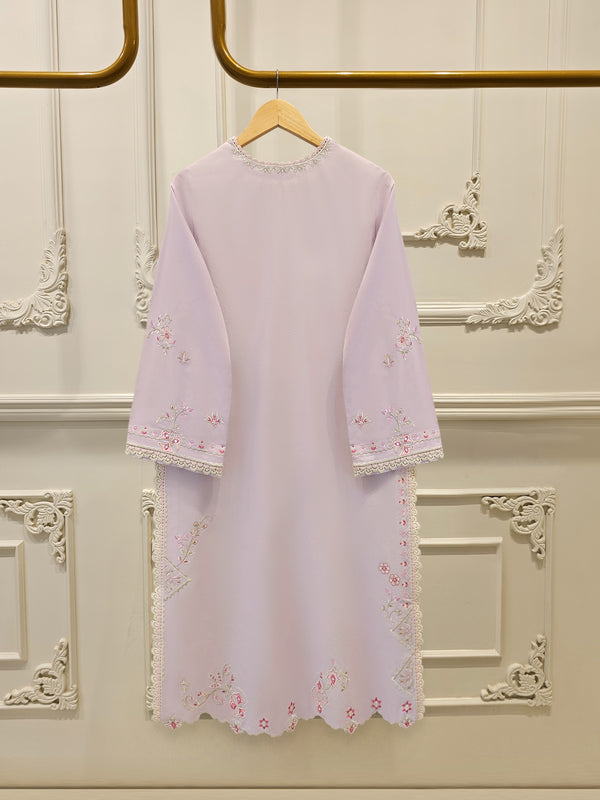 2 Piece - Embroidered Cambric Suit S114309