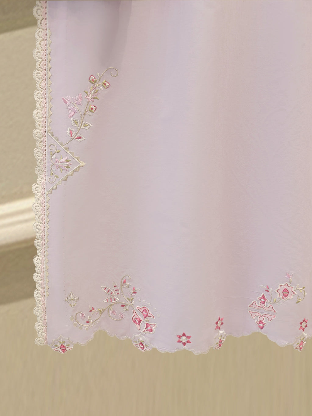 2 Piece - Embroidered Cambric Suit S114309