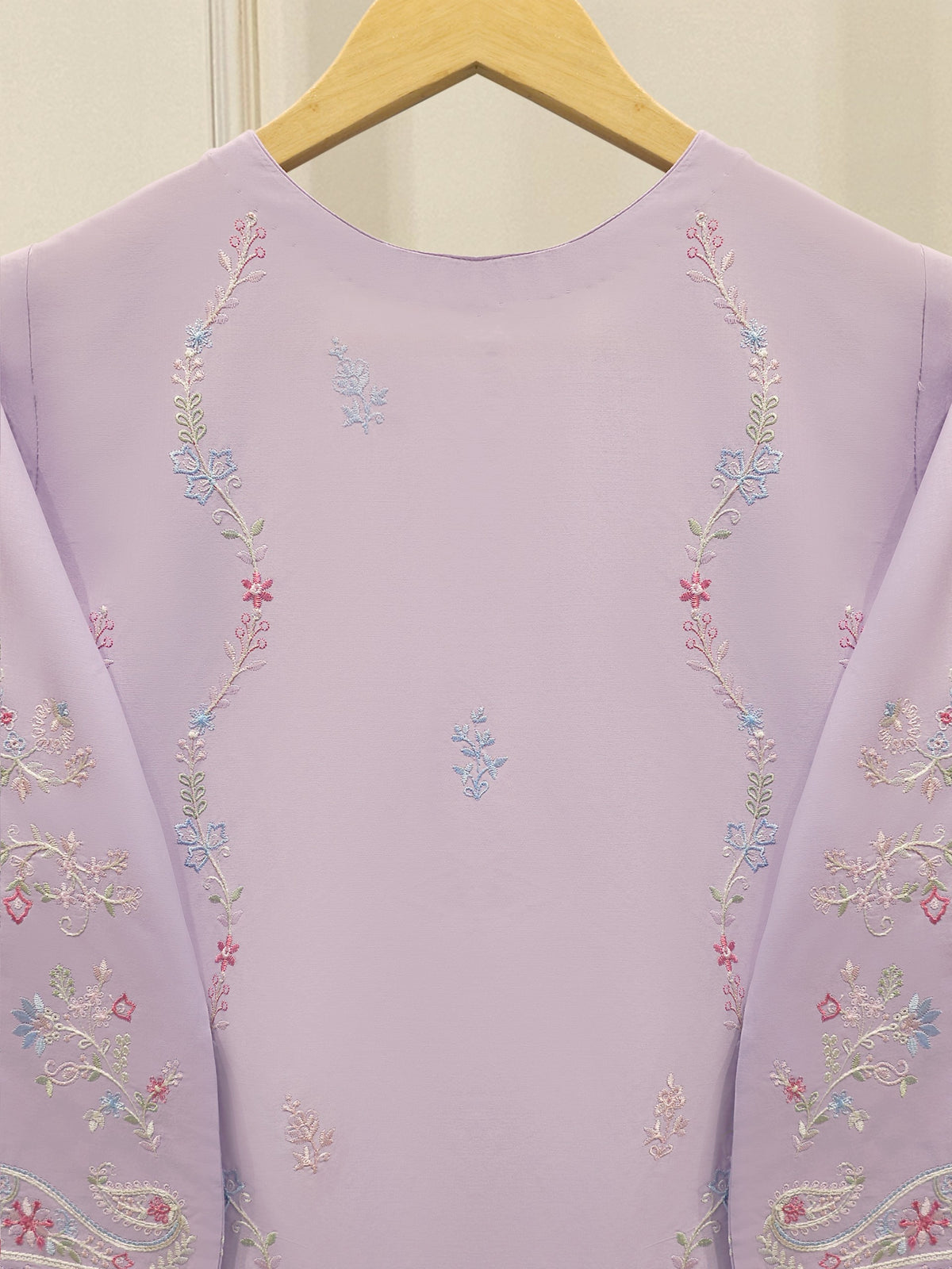 2 Piece - Embroidered Cambric Suit S114316