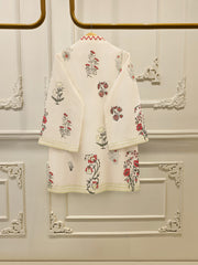 2 Piece - hand block print Cambric Suit S114318