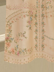 Pure Embroidered Sheesha Silk Shirt S114317