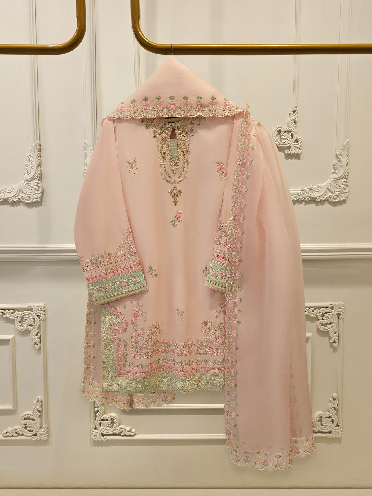 3 Piece - Pure Khaddi Silk Embroidered S114328