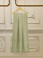 3 Piece- Pure Khaddi Silk Embroidered Suit S114344