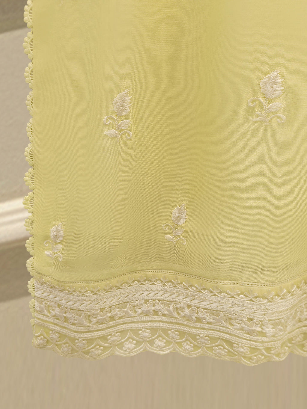 3 Piece - Pure Embroidered Cotton Net Suit S114361