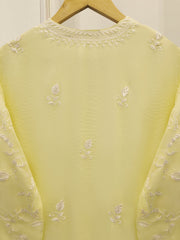 3 Piece - Pure Embroidered Cotton Net Suit S114361