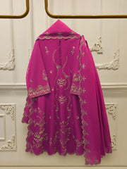3 Piece - Embroidered Cambric Suit S114362
