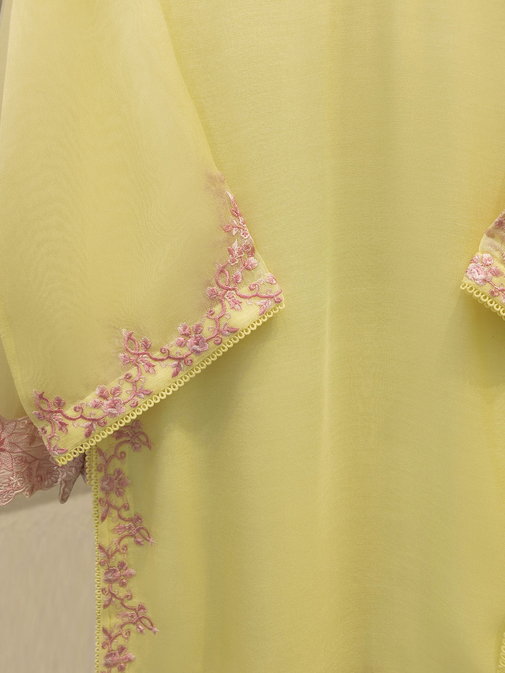 3 Piece - Pure Embroidered Cotton Net Suit S114367