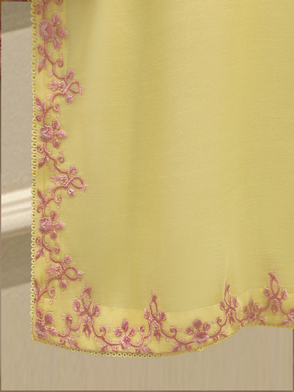 3 Piece - Pure Embroidered Cotton Net Suit S114367