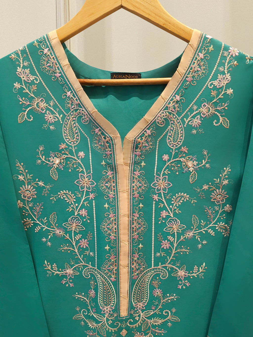 2 Piece - Embroidered Cambric Suit S114366