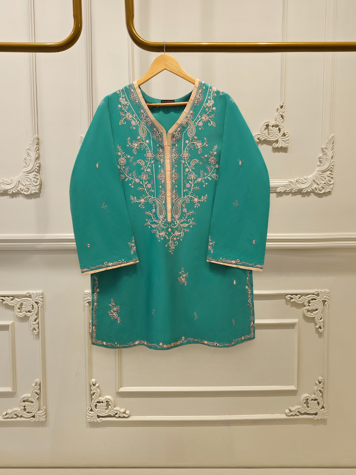2 Piece - Embroidered Cambric Suit S114366