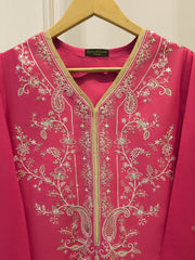 2 Piece - Embroidered Cambric Suit S114370