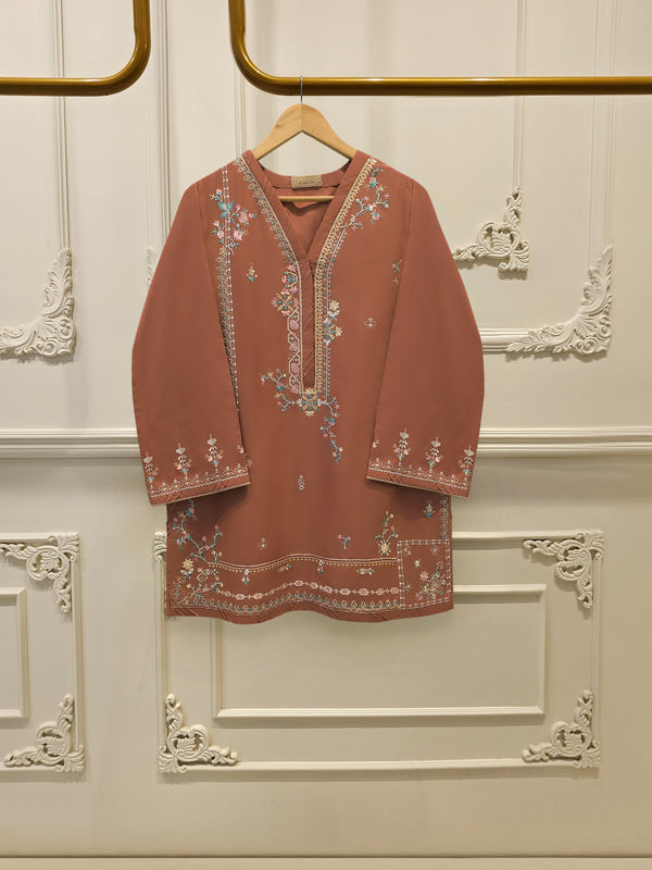 2 Piece - Embroidered Cambric Suit WS00309