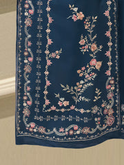 3 Piece - Pure Khaddi Silk Embroidered Suit S114379