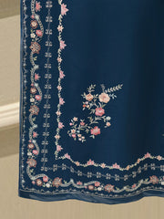 3 Piece - Pure Khaddi Silk Embroidered Suit S114379