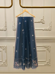 3 Piece - Pure Khaddi Silk Embroidered Suit S114379