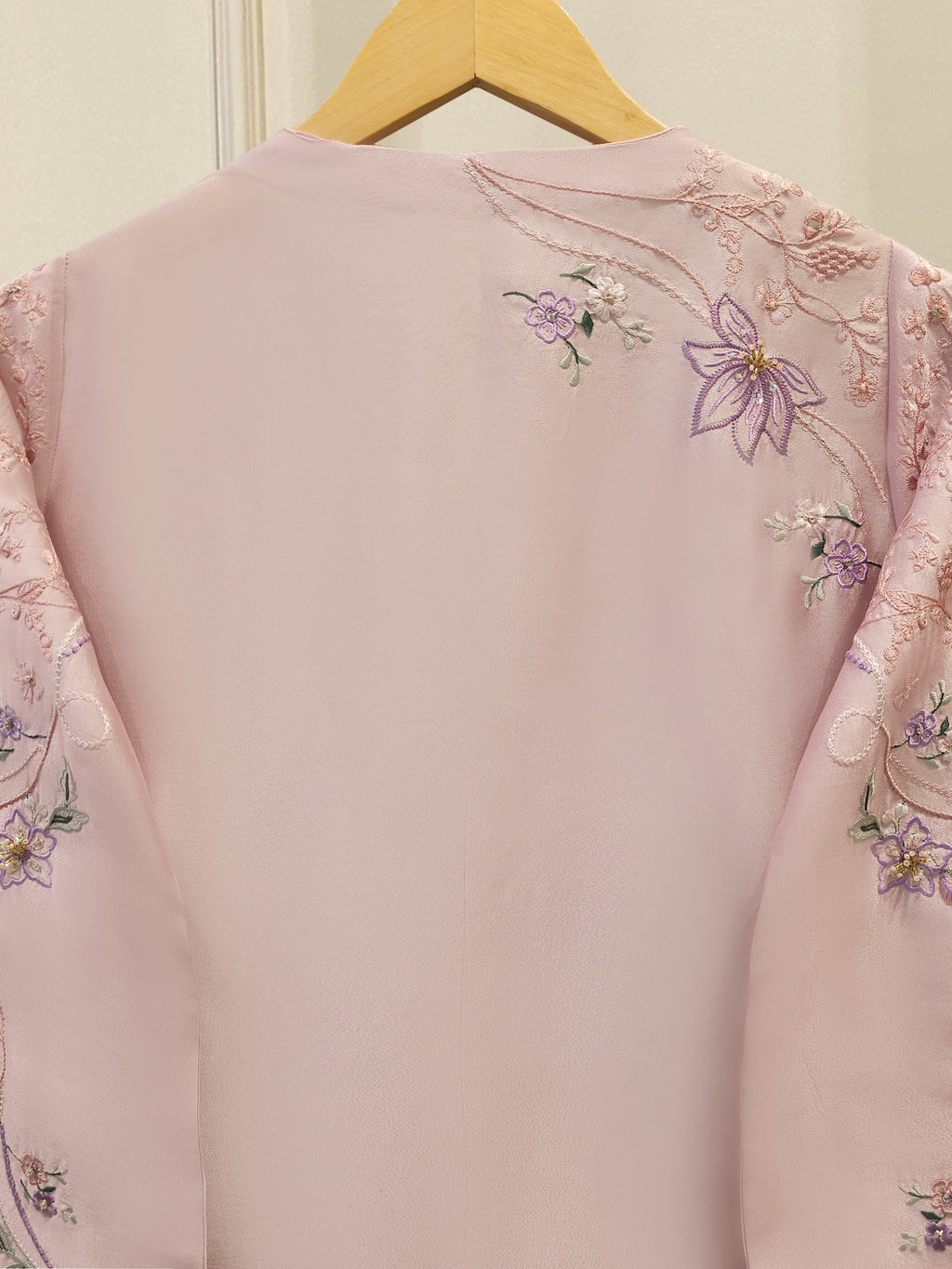2 Piece - Embroidered Shesha Silk suit WS00311