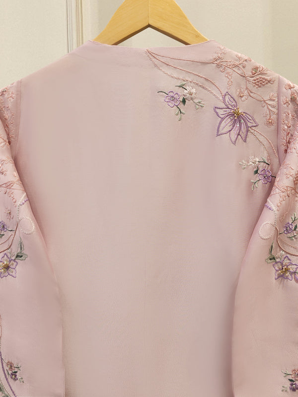 2 Piece - Embroidered Shesha Silk suit WS00311