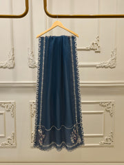 3 Piece - Pure Khaddi Silk Embroidered Suit S114378