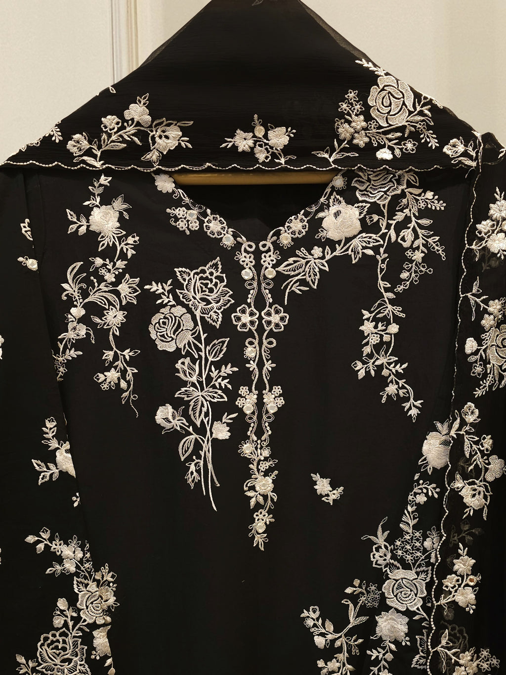 2 Piece - Embroidered Cambric Suit WS00315