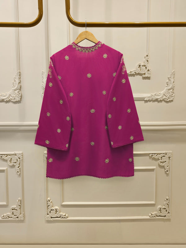 3 Piece - Embroidered Cambric Suit S114403