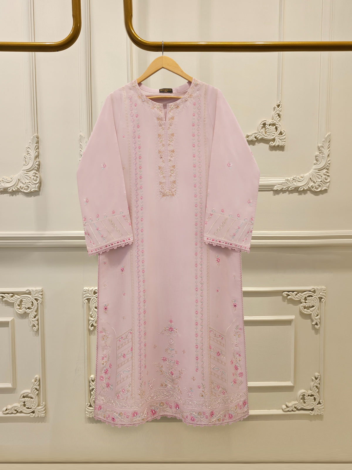 2 Piece - Embroidered Cambric Suit S114441