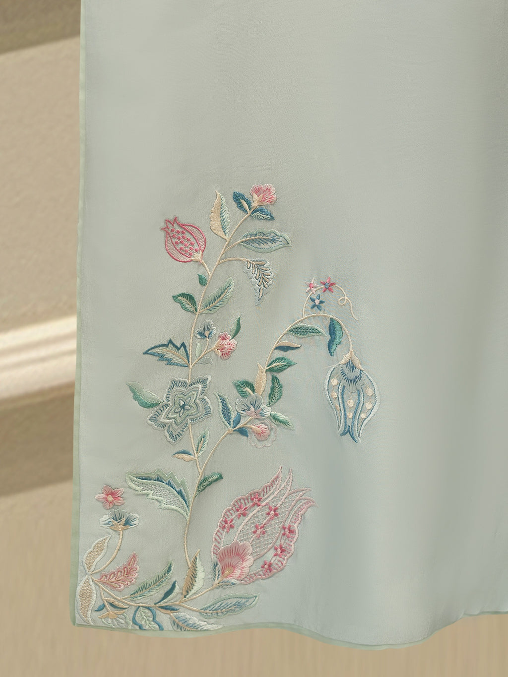 2 Piece- Pure Sheesha Silk Embroidered Suit S114432