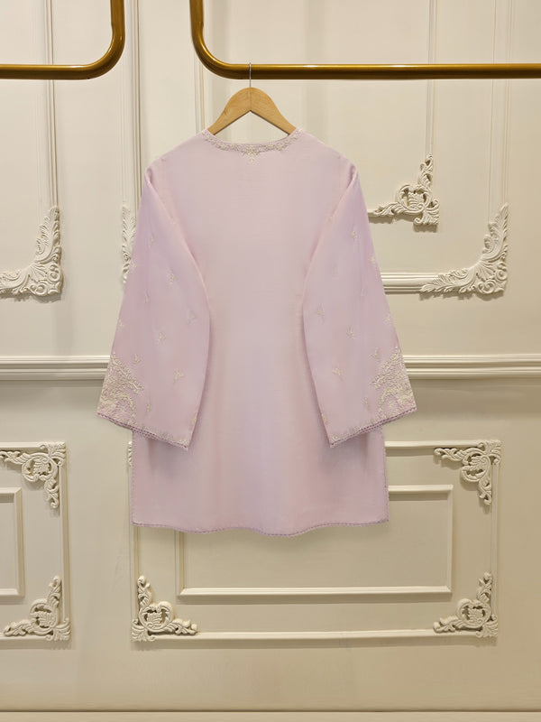 3 Piece - Pure Embroidered Korean Silk Suit S114440