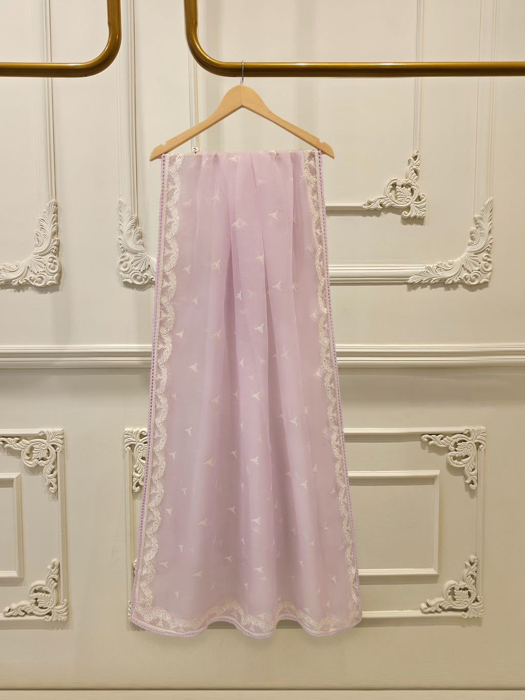 3 Piece - Pure Embroidered Korean Silk Suit S114440