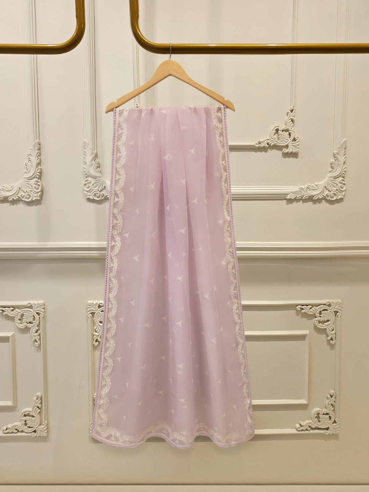 3 Piece - Pure Embroidered Korean Silk Suit S114440